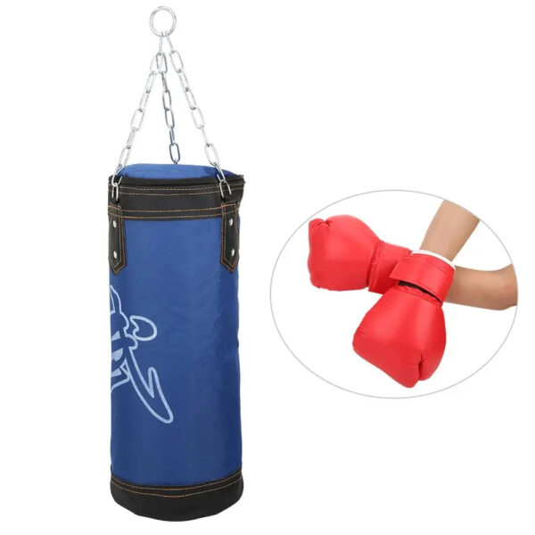 Empty Boxing Sandbag Home Fitness Hook Hanging Kick Punching Bag Boxing Training Fight Karate Punch Muay Thai Sand Bag