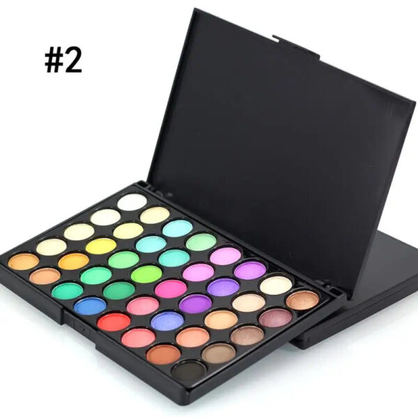 40 cores sombras para o olho mate aprova D'água