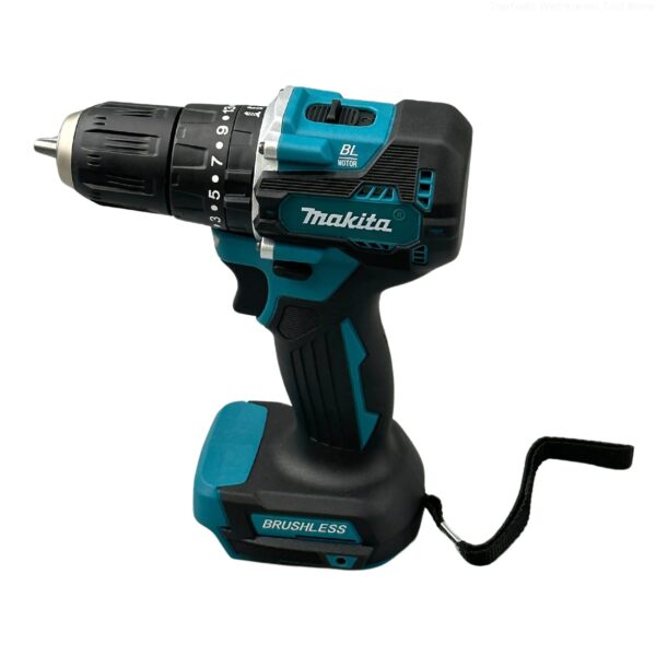 Makita DDF487 Chave de fenda Furadeira de percussão sem fio Motor sem escova de velocidade variável elétrica 18 V Ferramentas elétricas de impacto Furadeira elétrica