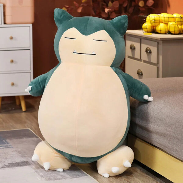 Tamanho grande 30-200 cm Pokemon Snorlax Anime Boneca macia Brinquedos de pelúcia Travesseiro Cama Somente Capa (Sem enchimento) com zíper Presente para crianças