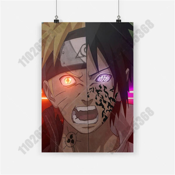 Anime Naruto Poster Uchiha Itachi Pintura em Tela Arte de Parede Imagem Mural Sala de Estar Modular Quarto Decoração de Cas