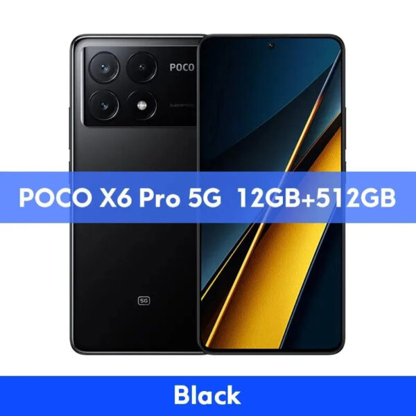 POCO X6 Pro 5G Smartphone Dimensity 8300-Ultra 6.67" 1.5K 120Hz Flow AMOLED DotDisplay 64MP Camera 67W Global Version NFC Phone